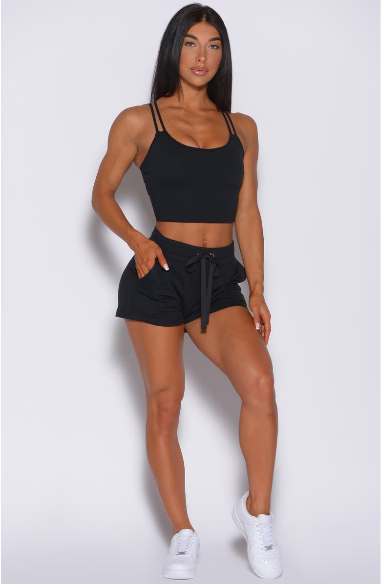 Bombshell Sportswear Jogger Shorts, Alternate, color, Black