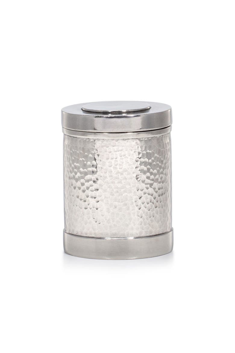 Contempo Hammered Canister, Main, color, SILVER