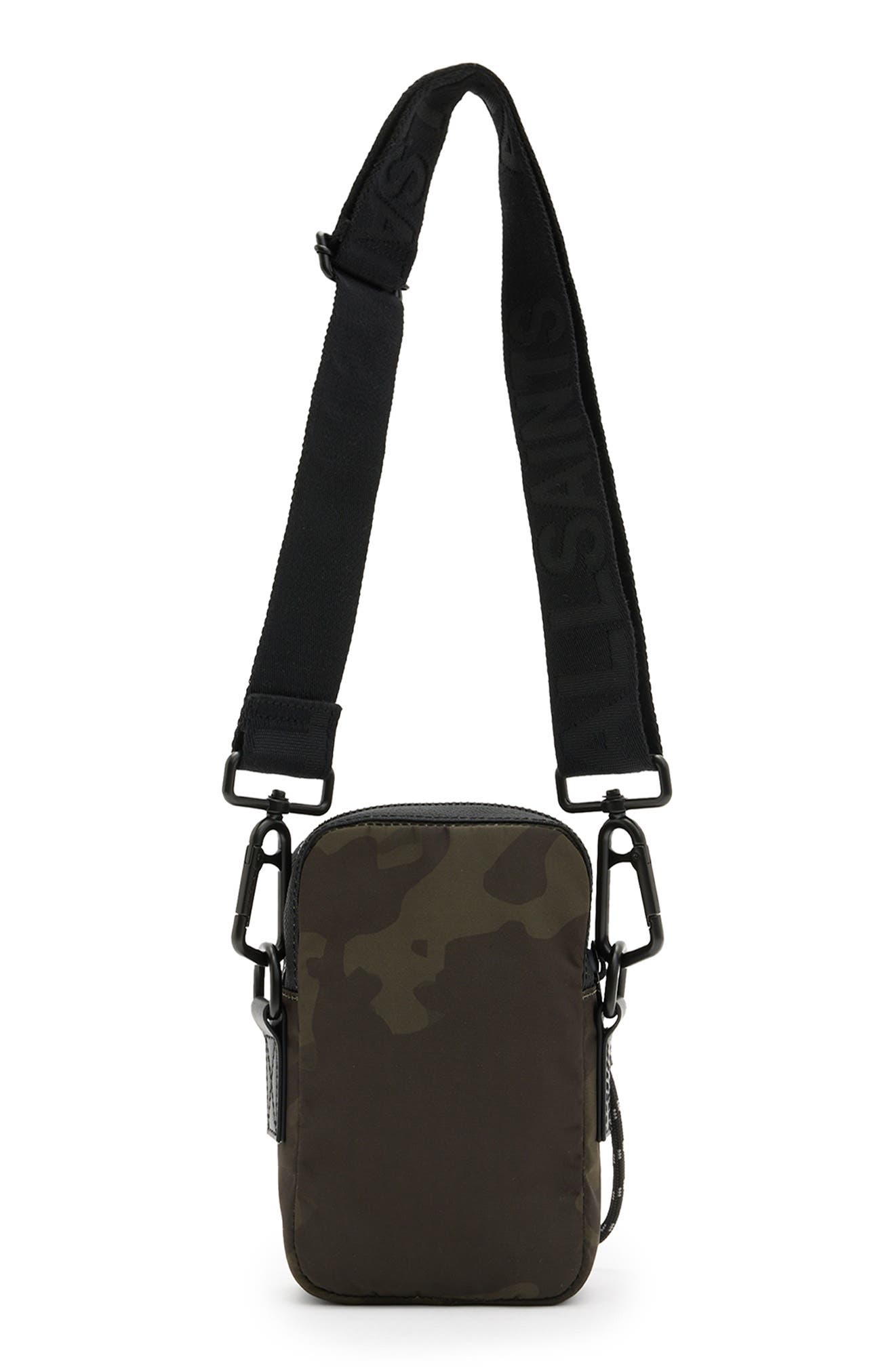 AllSaints Zumo Recycled Polyester Phone Crossbody Bag, Alternate, color, 