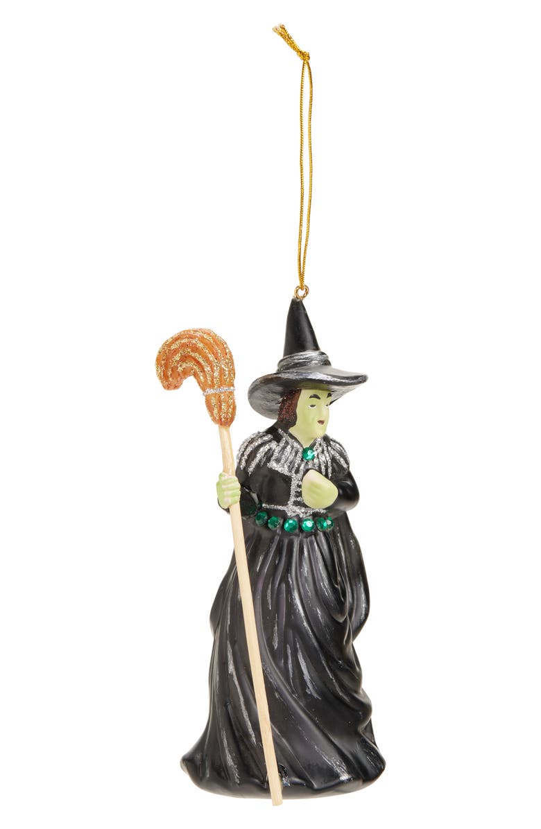 Cody Foster & Co. Wicked Witch of The West Glass Ornament, Main, color, Black Multi