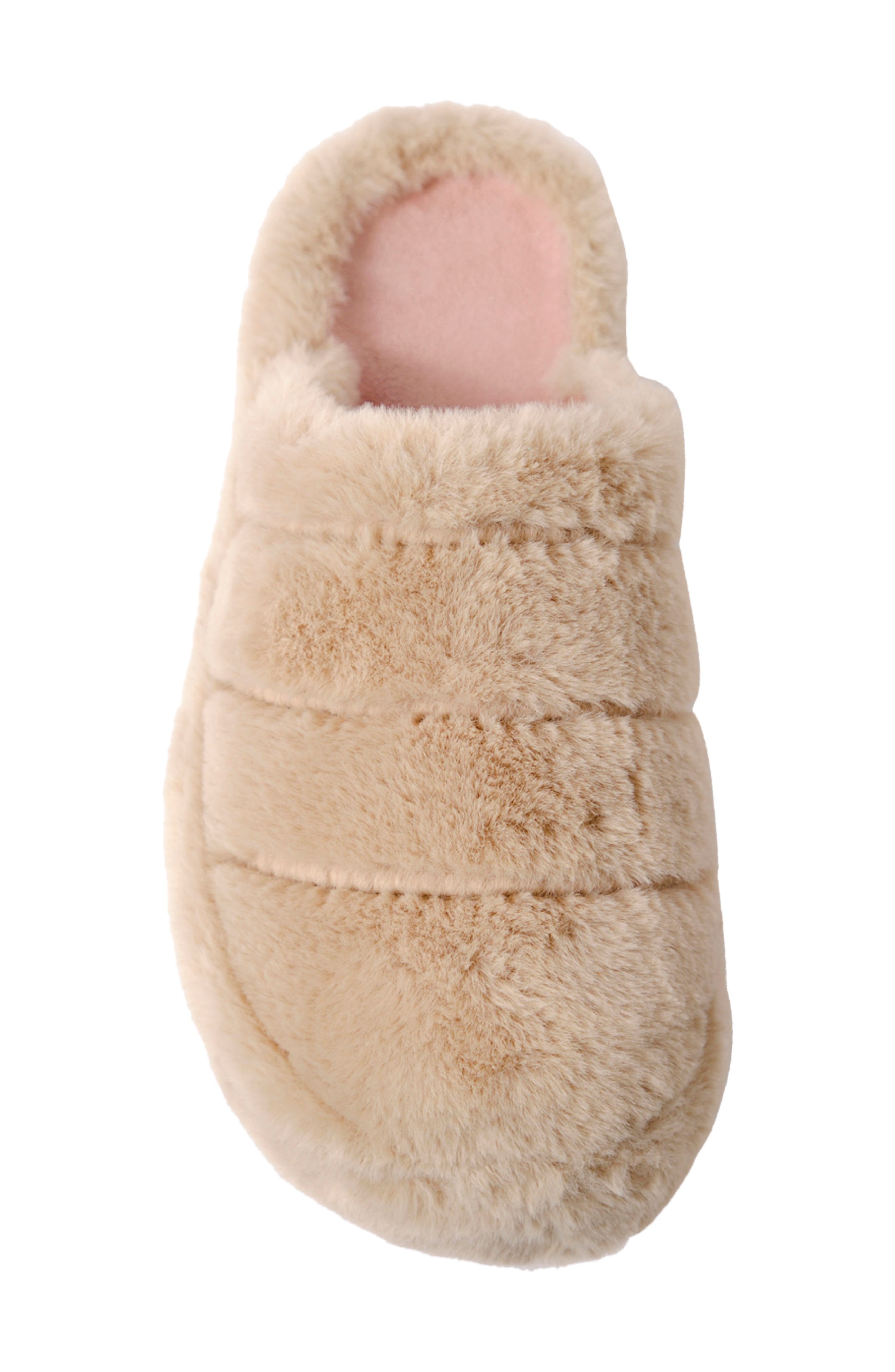 Free People It's a Vibe Faux Fur Platform Slipper, Alternate, color, 