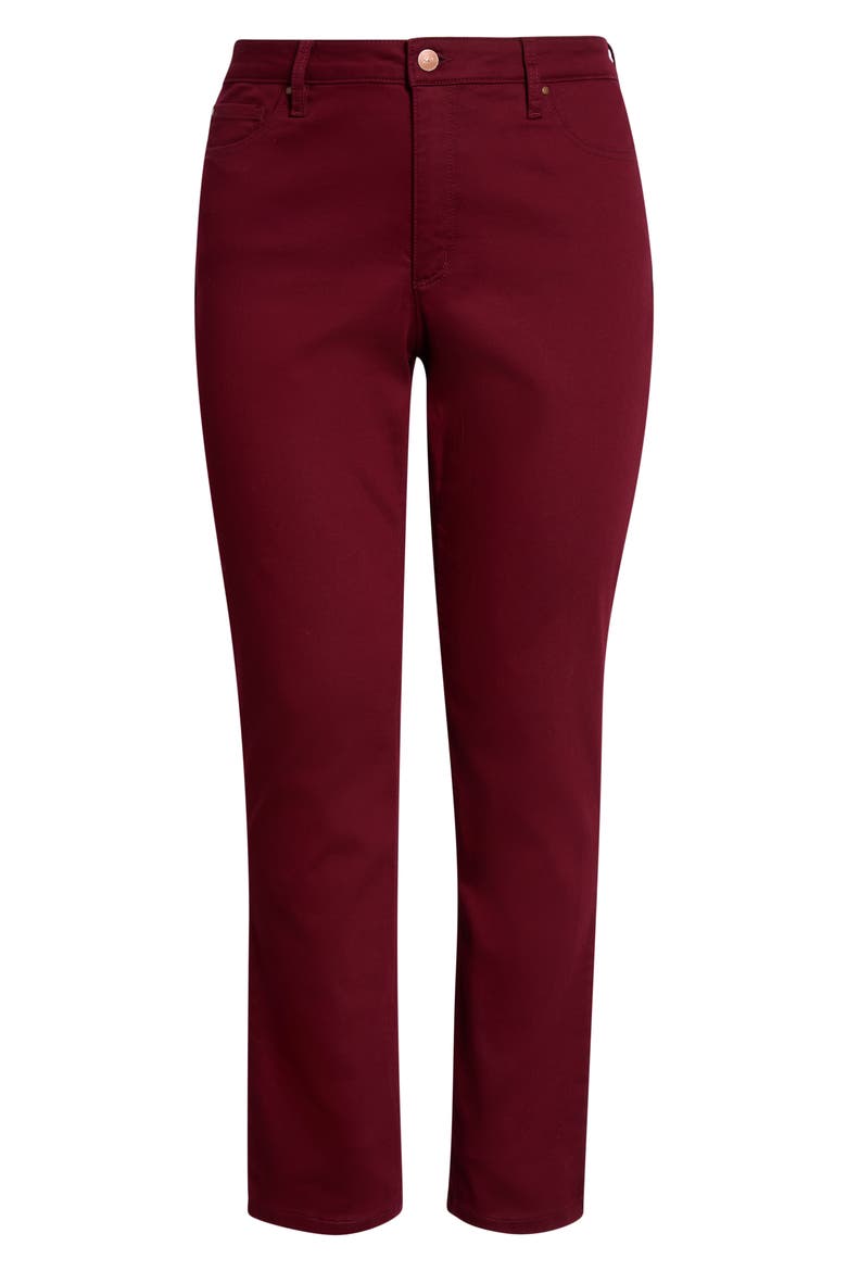 Lexington Straight Leg Jeans, Alternate, color, CLASSIC WINE