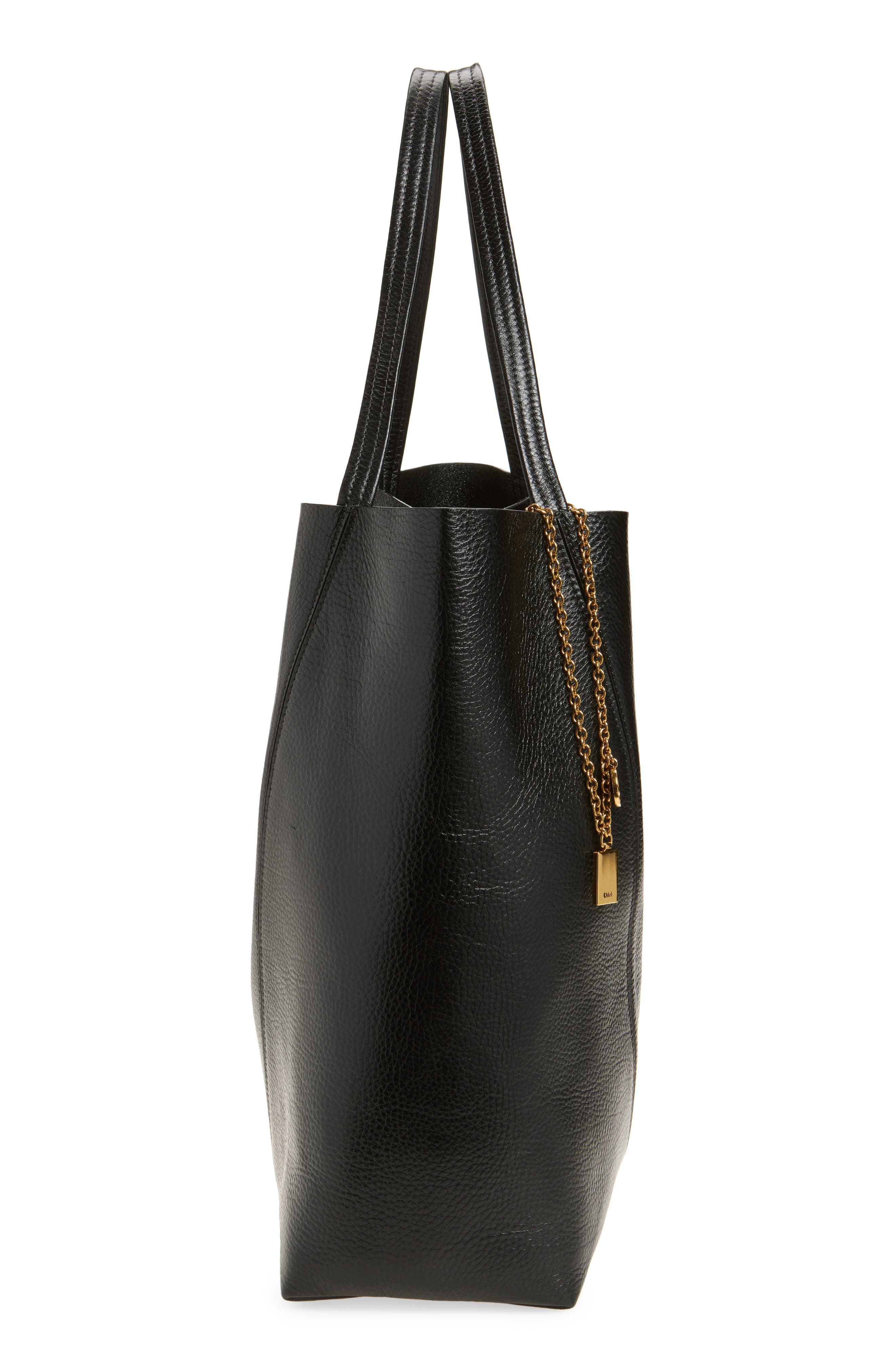 Женские сумки Chloé Large Spin Leather Tote — фото 8