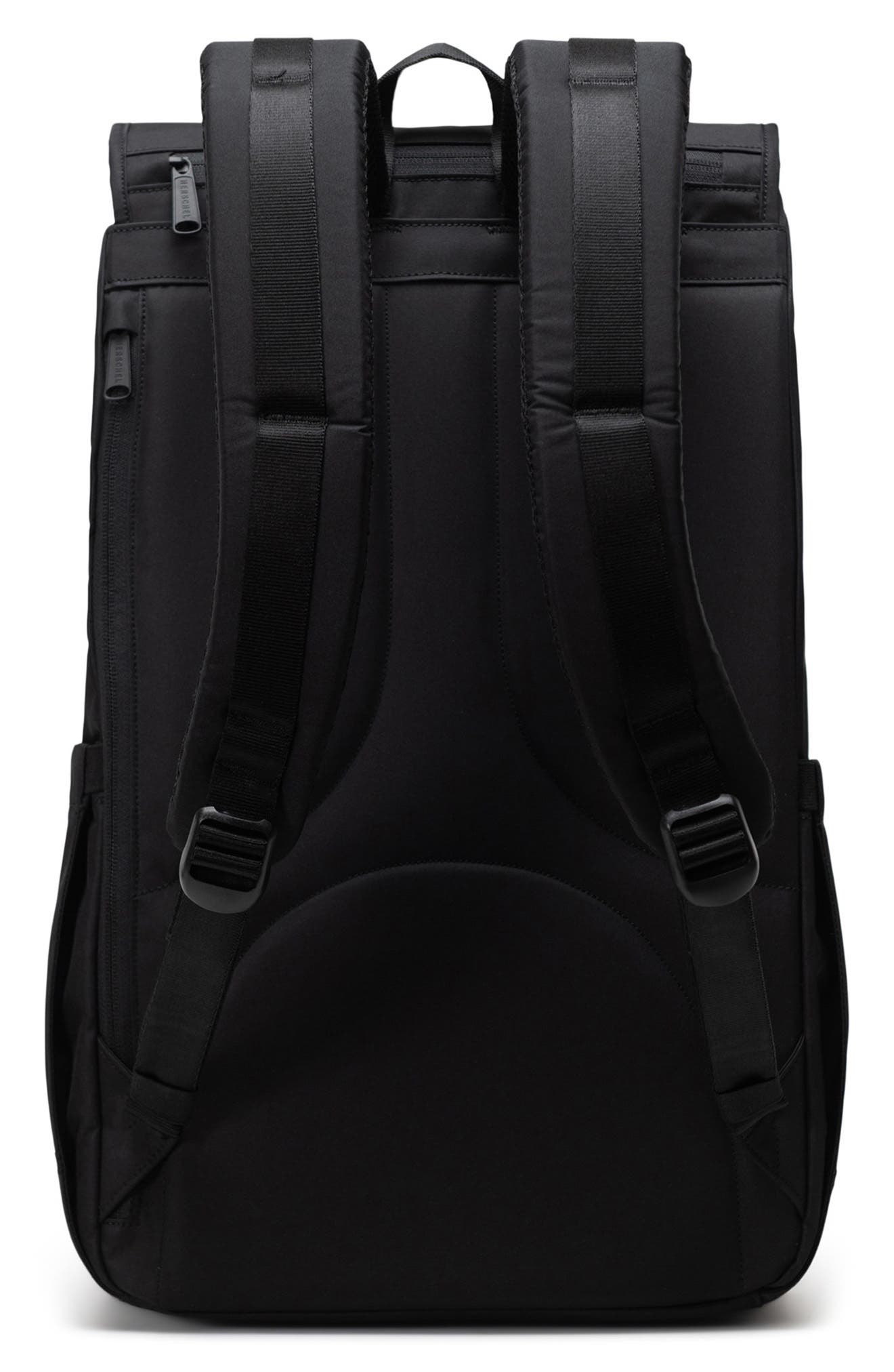 Herschel Supply Co. Premium Little America Recycled Polyester Backpack, Alternate, color, Black