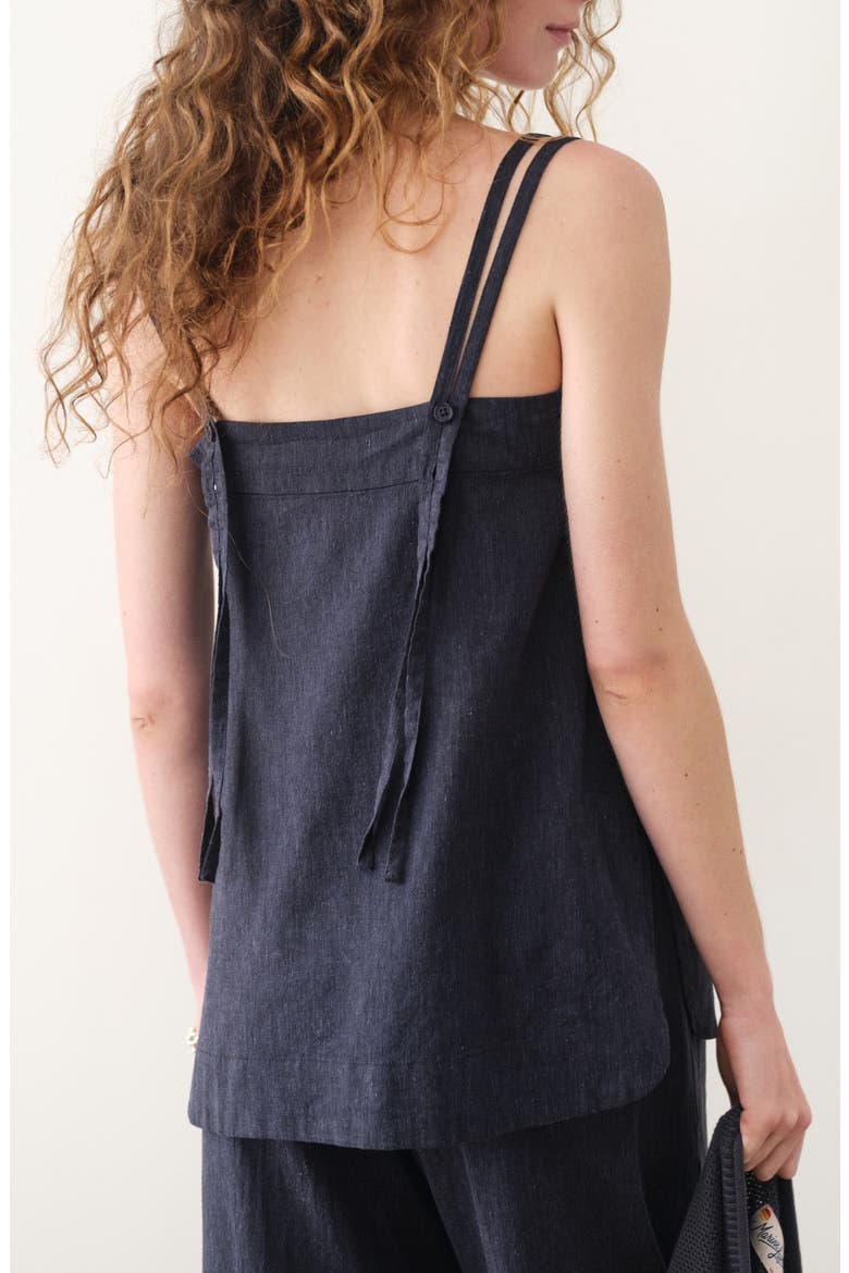 Mara Hemp Blend Tank, Alternate, color, INDIA INK