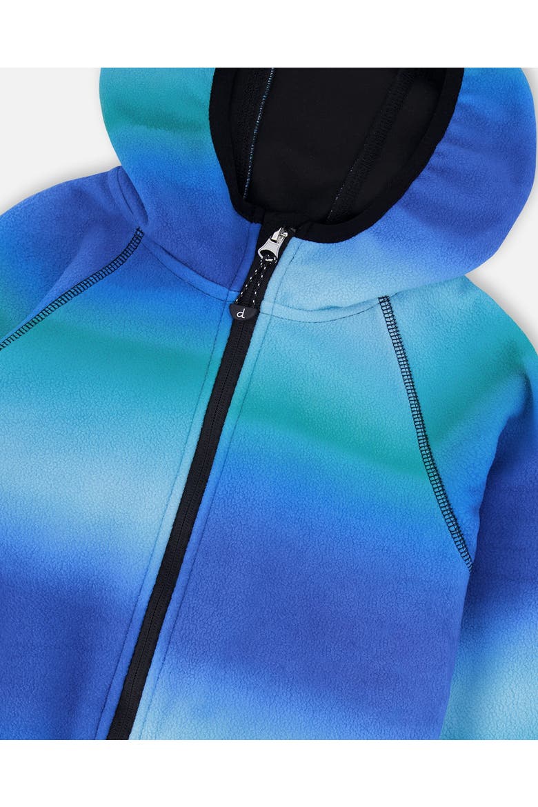 Softshell Gradient Jacket, Alternate, color, Blue To Black Gradient