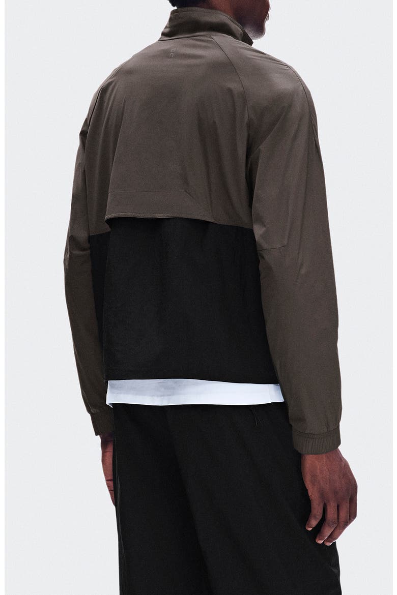 All-Day Track Jacket, Alternate, color, BLACK/ ESPRESSO