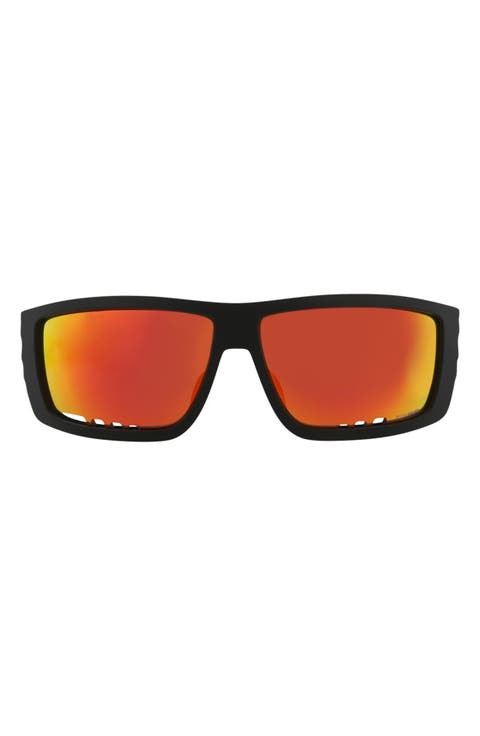 64mm Rectangular Sport Sunglasses