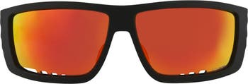 64mm Rectangular Sport Sunglasses