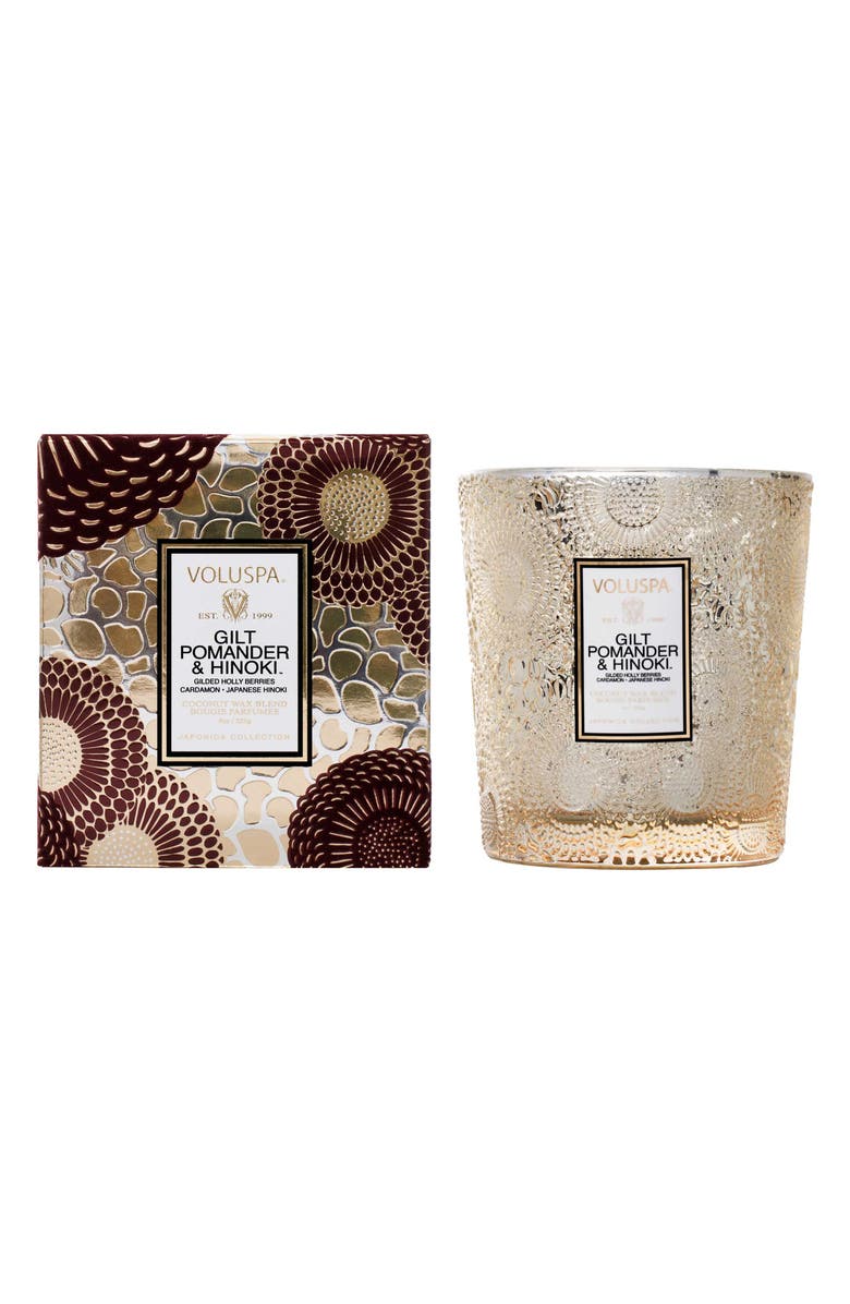 Voluspa Gilt Pomander & Hinoki Classic Candle, Alternate, color, Gilt Pomander