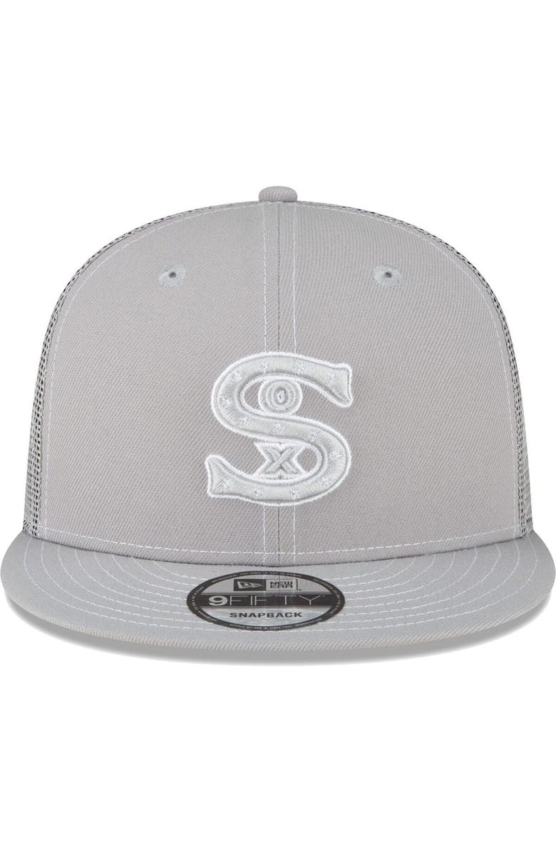 New Era Men's New Era Gray Chicago White Sox 2023 On-Field Batting Practice 9FIFTY Snapback Hat, Alternate, color, Gray
