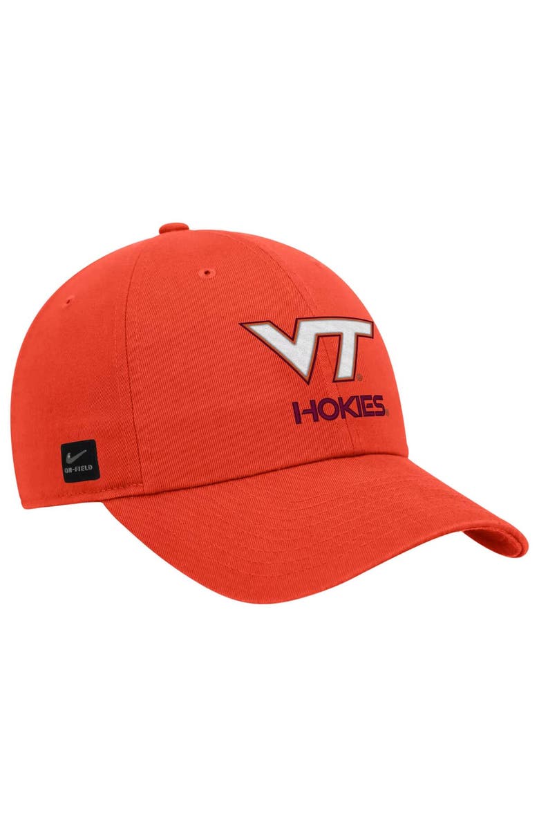Nike Men's Nike Orange Virginia Tech Hokies 2025 On-Field Club Adjustable Hat, Main, color, Orange