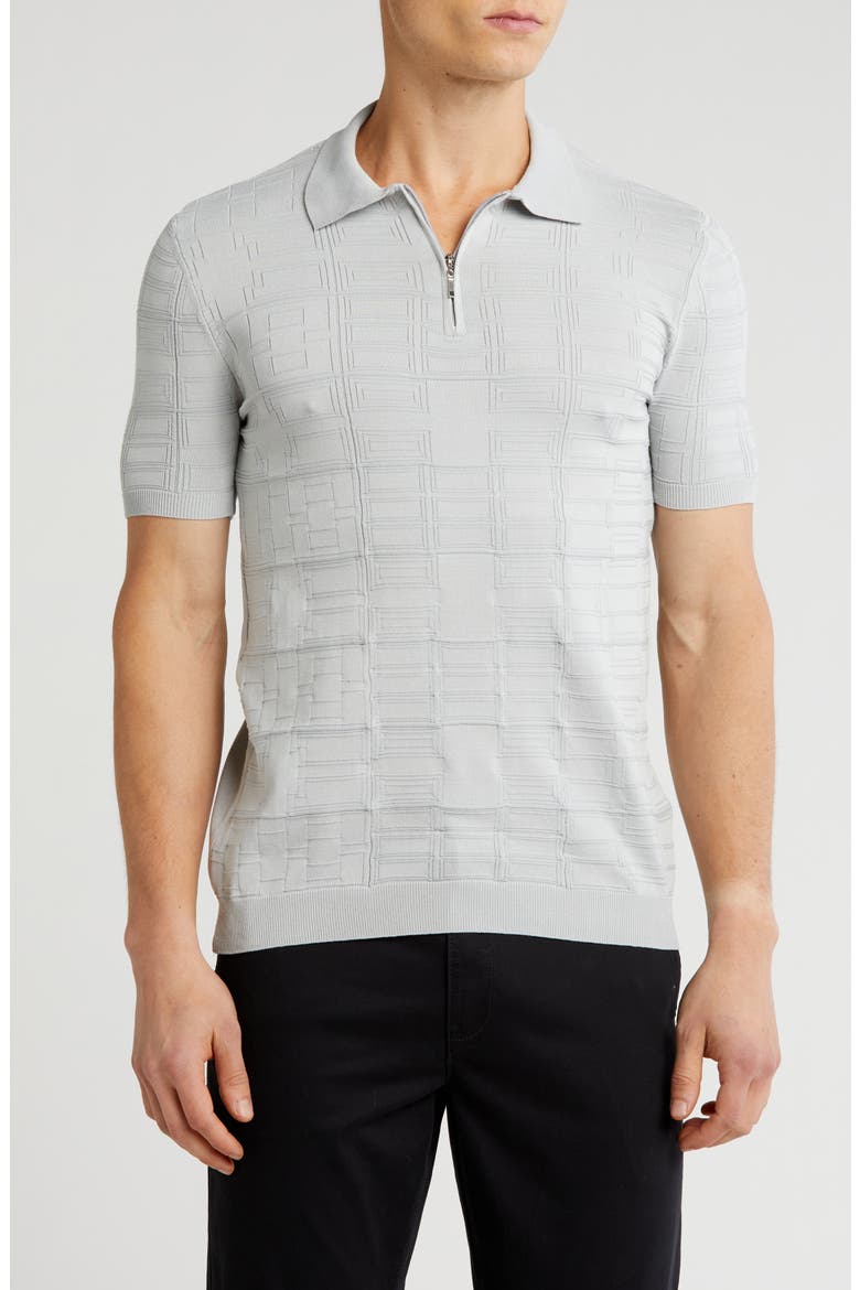Short Sleeve Sweater, Main, color, GREY