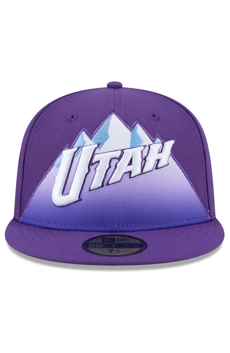 New Era Men's New Era  Purple Utah Jazz 2024/25 City Edition 59FIFTY Fitted Hat, Alternate, color, 