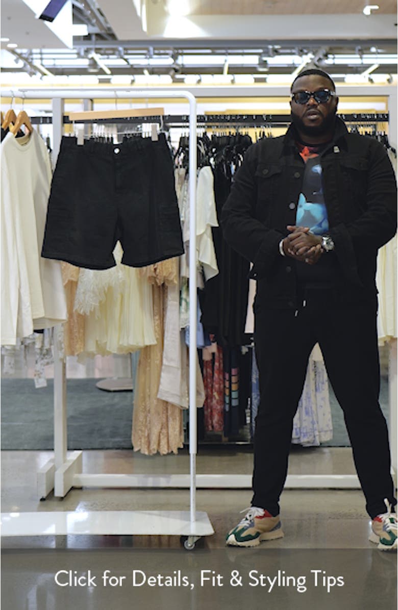 Seasonal Stretch Cotton Cargo Shorts, sales video thumbnail