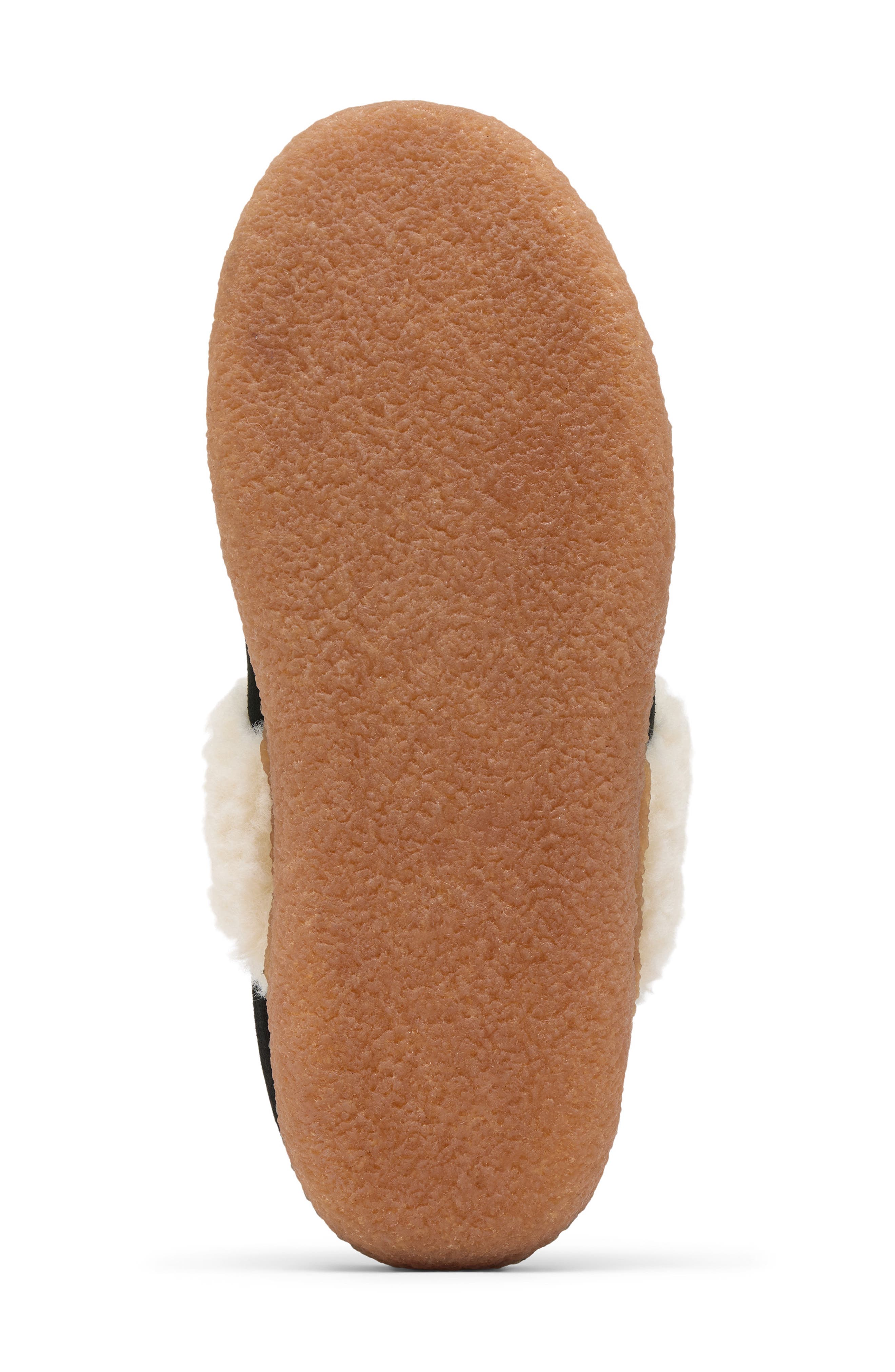 Nakiska III Faux Shearling Lined Slide Slipper, Alternate, color, BLACK/ GUM 2