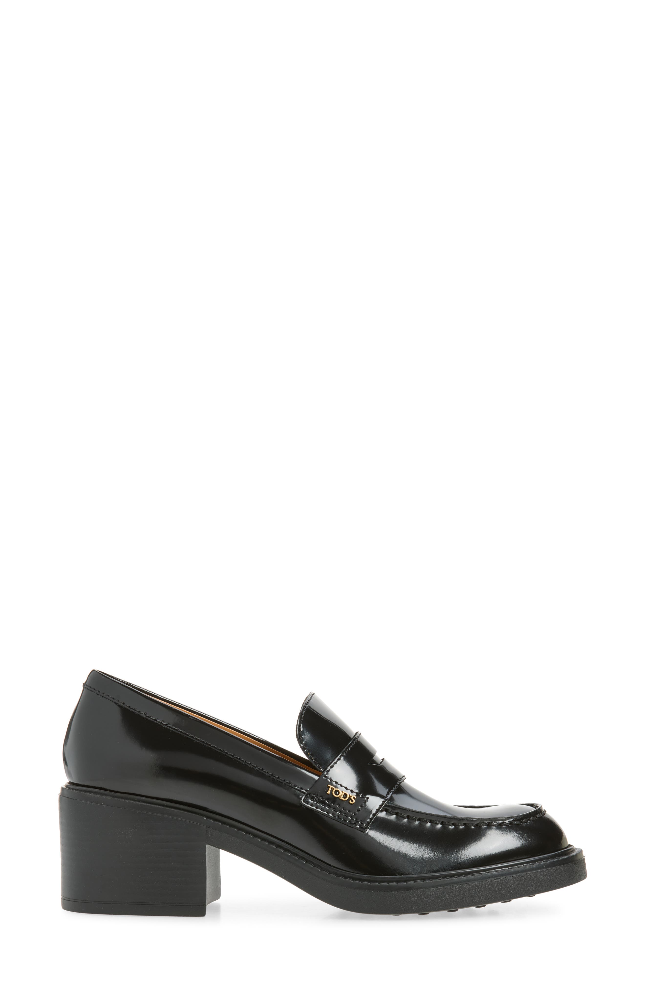 Penny Loafer Pump, Alternate, color, NERO