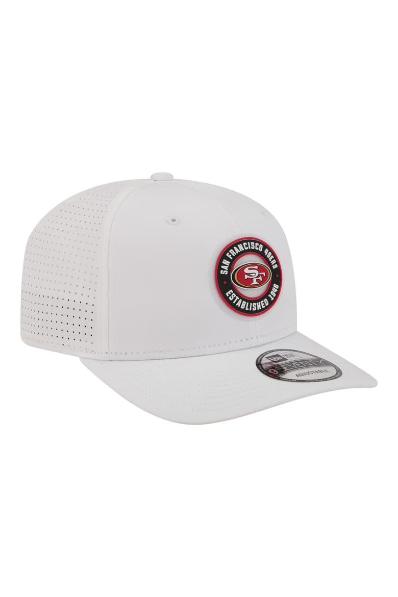 Men's New Era  White San Francisco 49ers COOLERA 9SEVENTY Adjustable Hat, Alternate, color, White