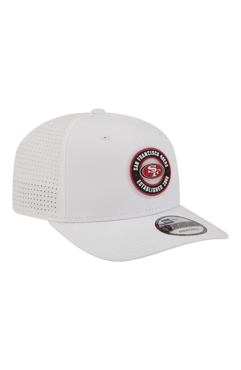 New Era Men's New Era White San Francisco 49ers COOLERA 9SEVENTY Adjustable Hat, Alternate, color, White