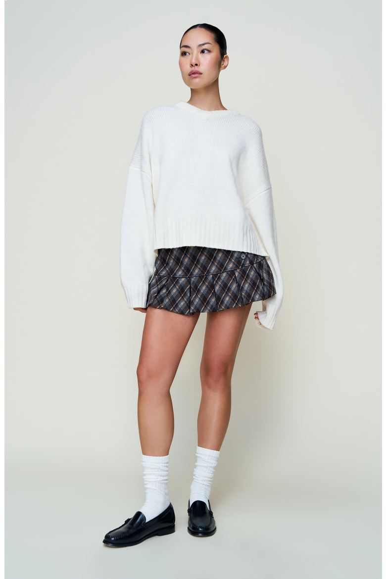 Joni Cashmere V Neck Jumper, Alternate, color, Ivory