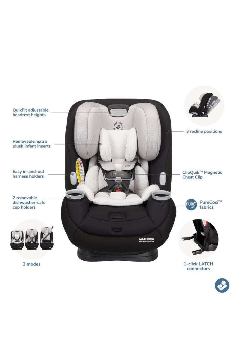 Maxi-Cosi<sup>®</sup> Pria<sup>™</sup> Max All-In-One Convertible Car Seat, Alternate, color, 