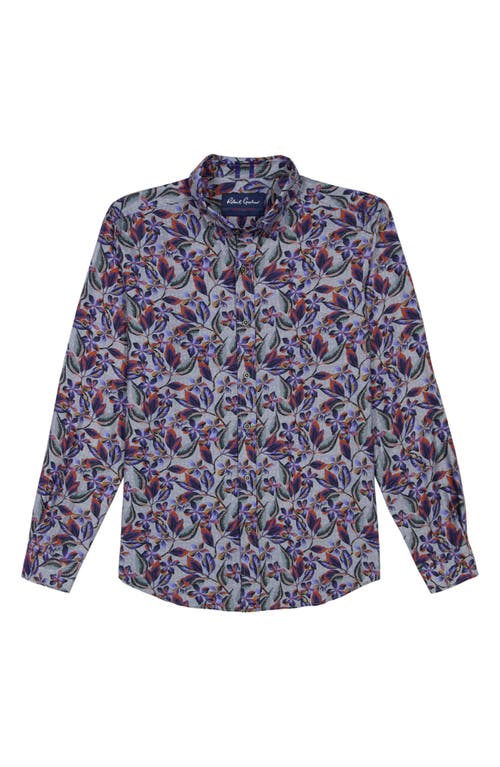 Robert Graham Ziton Tailored Fit Floral Cotton Button-up Shirt In Multi