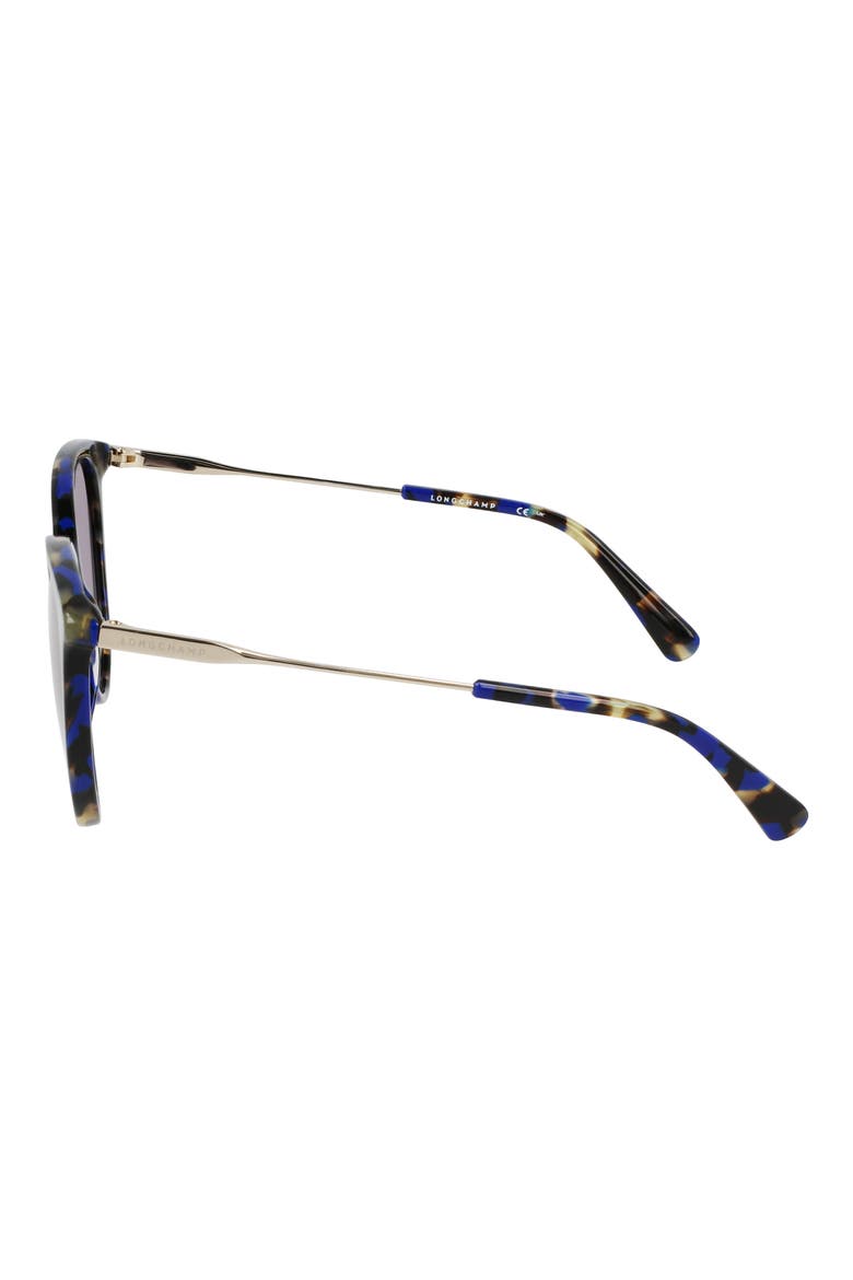 55mm Gradient Tea Cup Sunglasses, Alternate, color, BLUE HAVANA