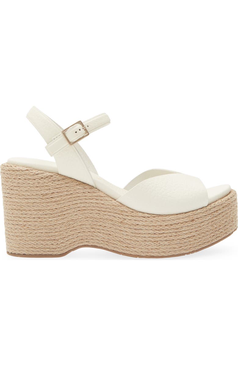 Pedro Garcia Doina Ankle Strap Platform Sandal, Alternate, color, Creme Cervo