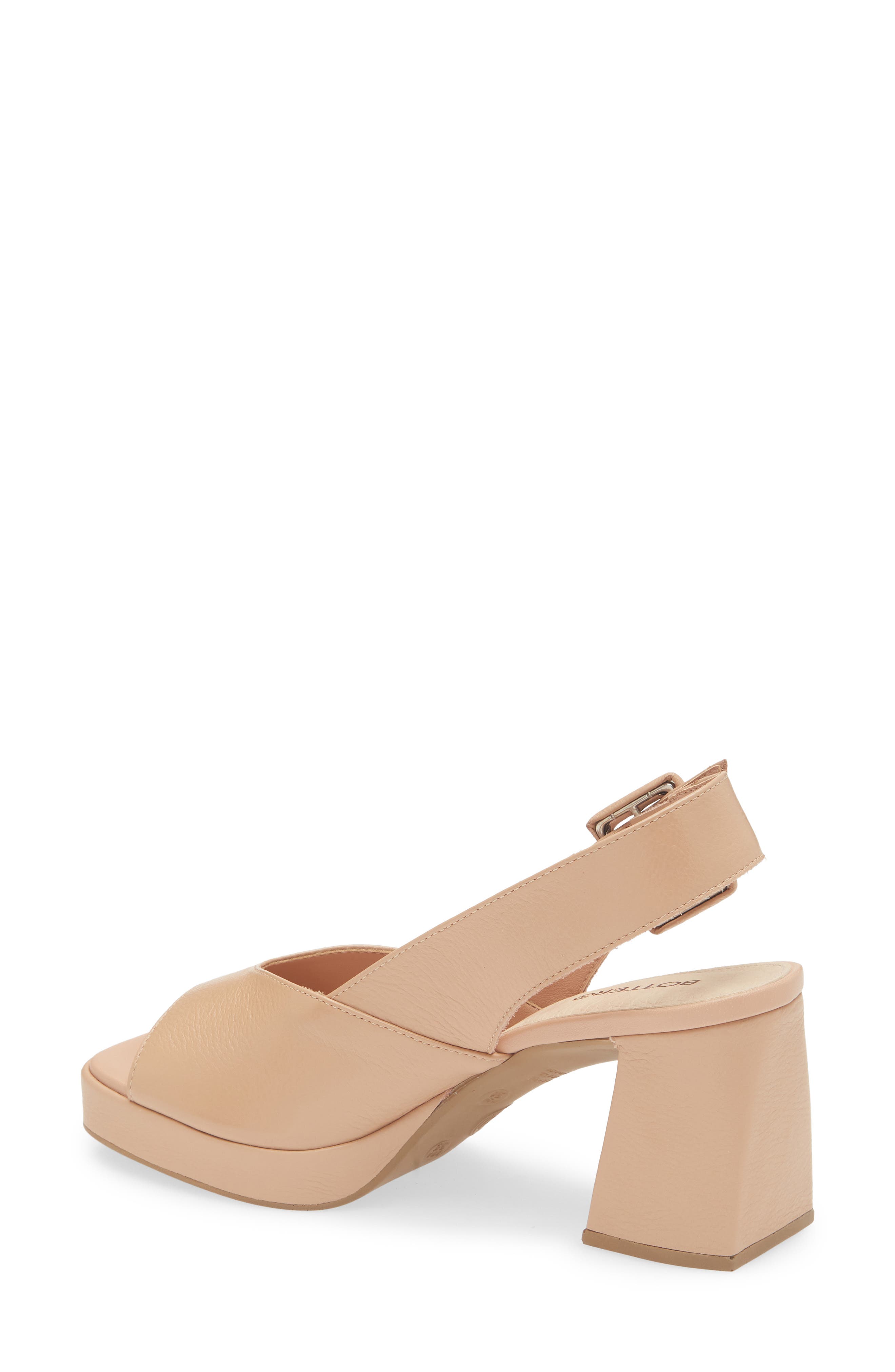 Bottero Britnet Slingback Platform Sandal, Alternate, color, Brown Sugar