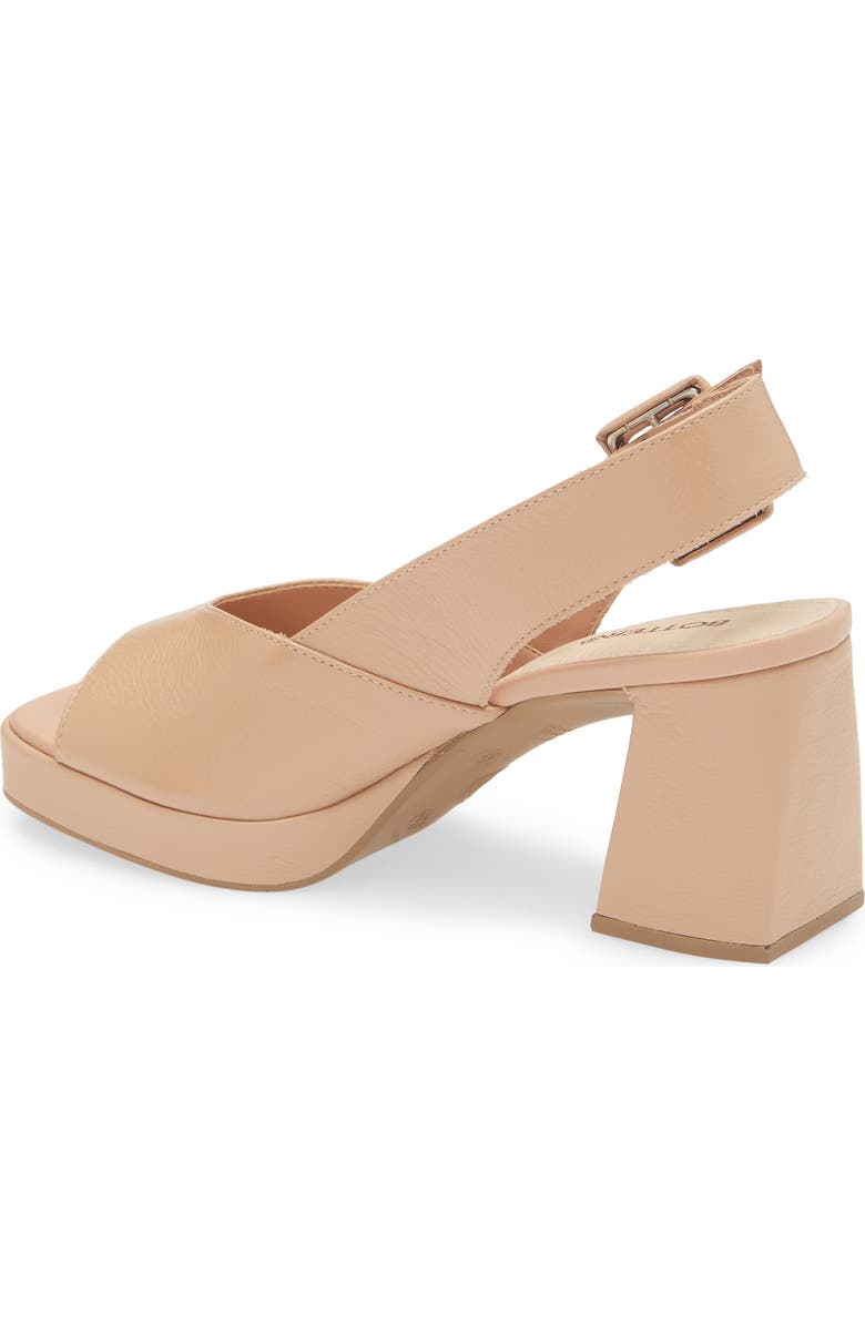 Bottero Britnet Slingback Platform Sandal, Alternate, color, Brown Sugar