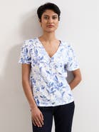 Phase Eight Lorenna V-Neck Short Sleeve Top