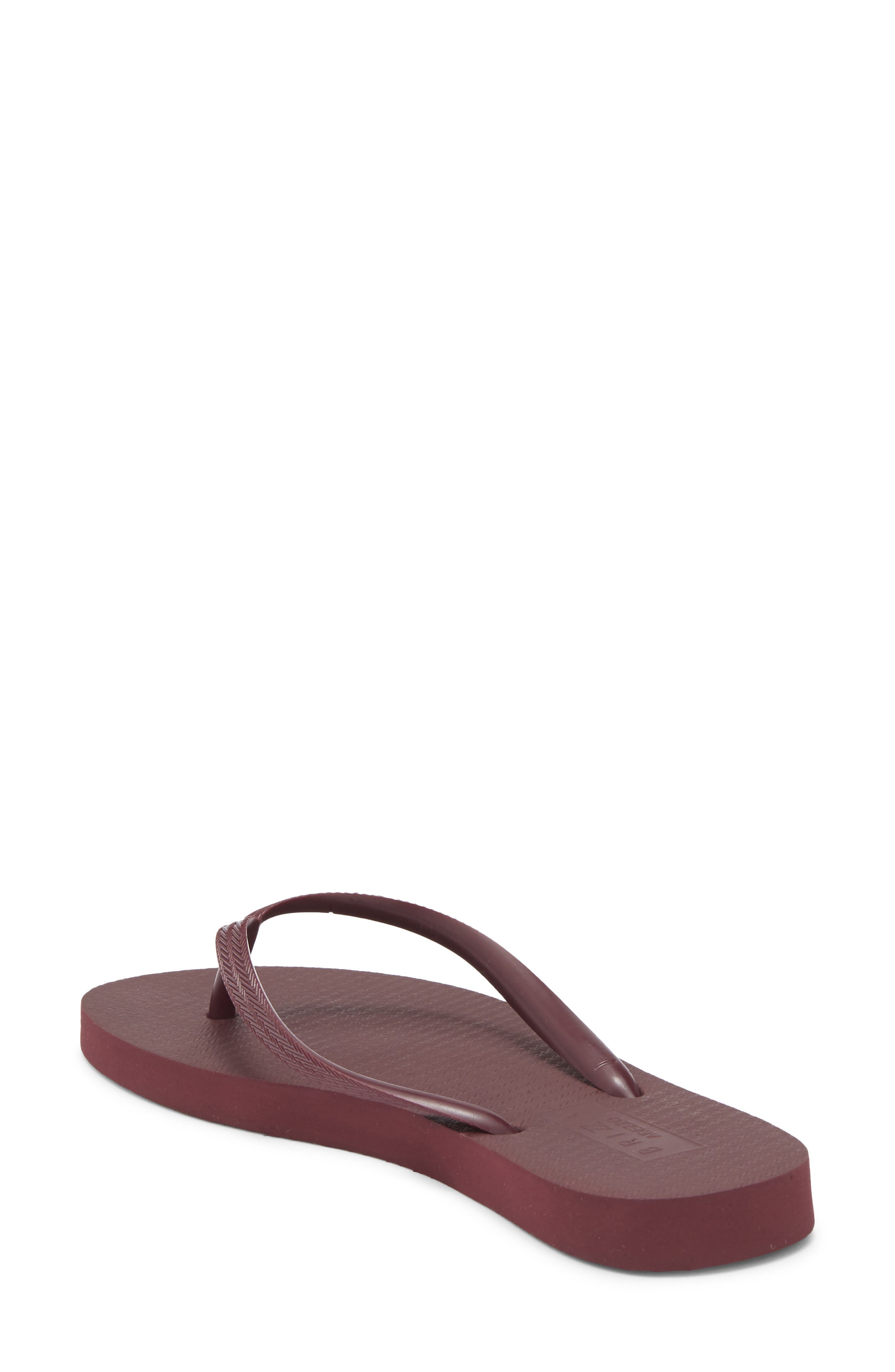 Flip Flop, Alternate, color, CABERNET