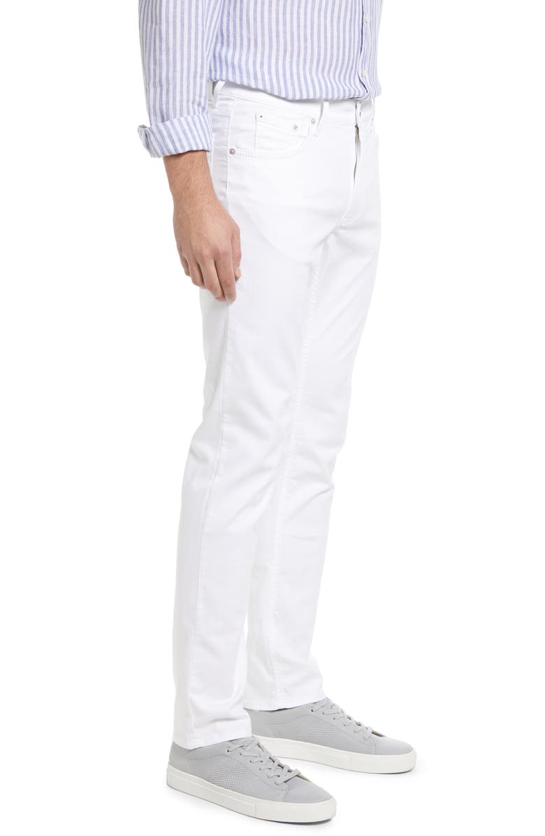 Brax Men's Chuck Slim Fit Five Pocket Pants, Alternate, color, White