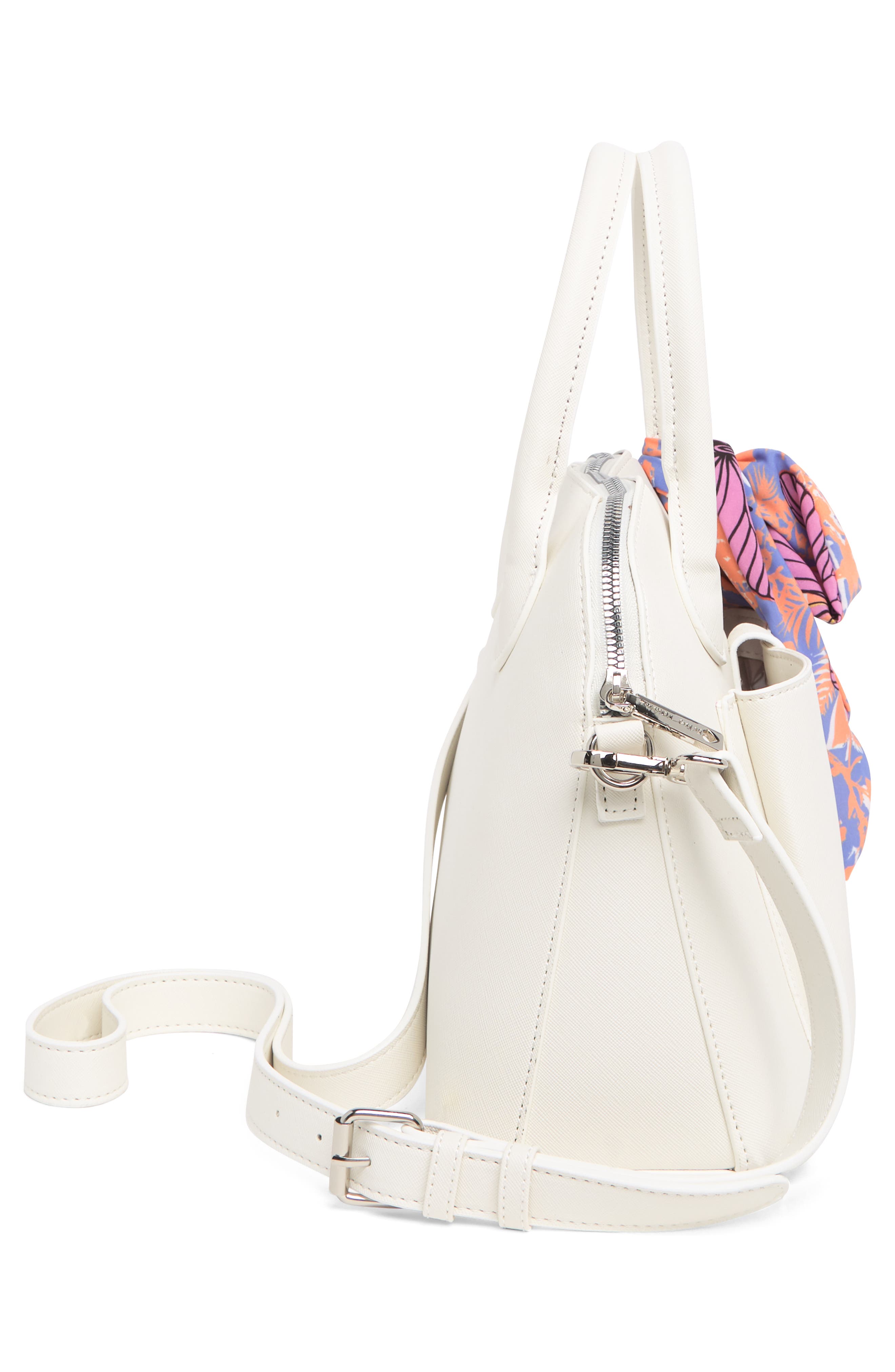 Betsey Johnson Dylon Large Dome Satchel, Alternate, color, 