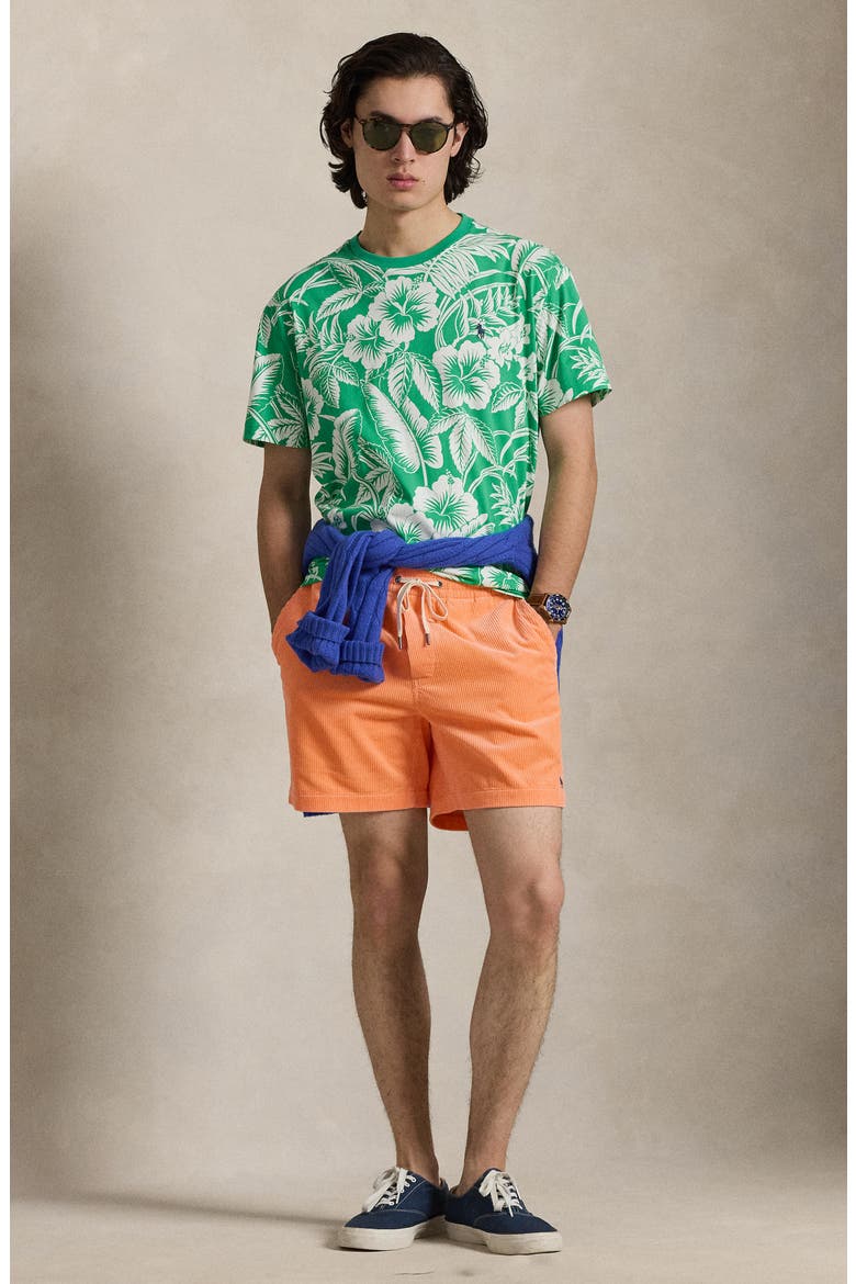 Prepster Corduroy Shorts, Alternate, color, KEY WEST ORANGE