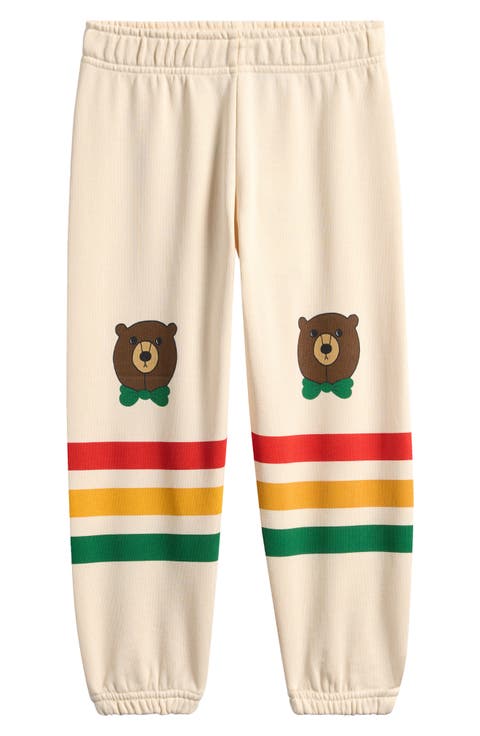 Kids' Bear Stripe Organic Cotton Sweatpants (Toddler, Little Kid & Big Kid)