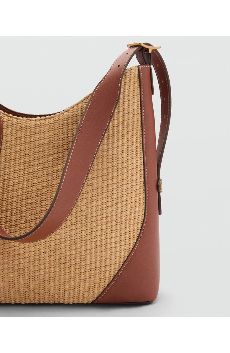 MANGO Canvas Shoulder Bag, Alternate, color,