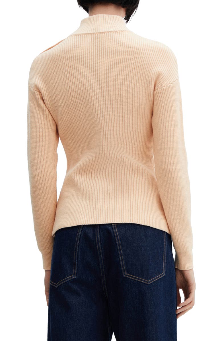 MANGO Shoulder Button Sweater, Alternate, color, 
