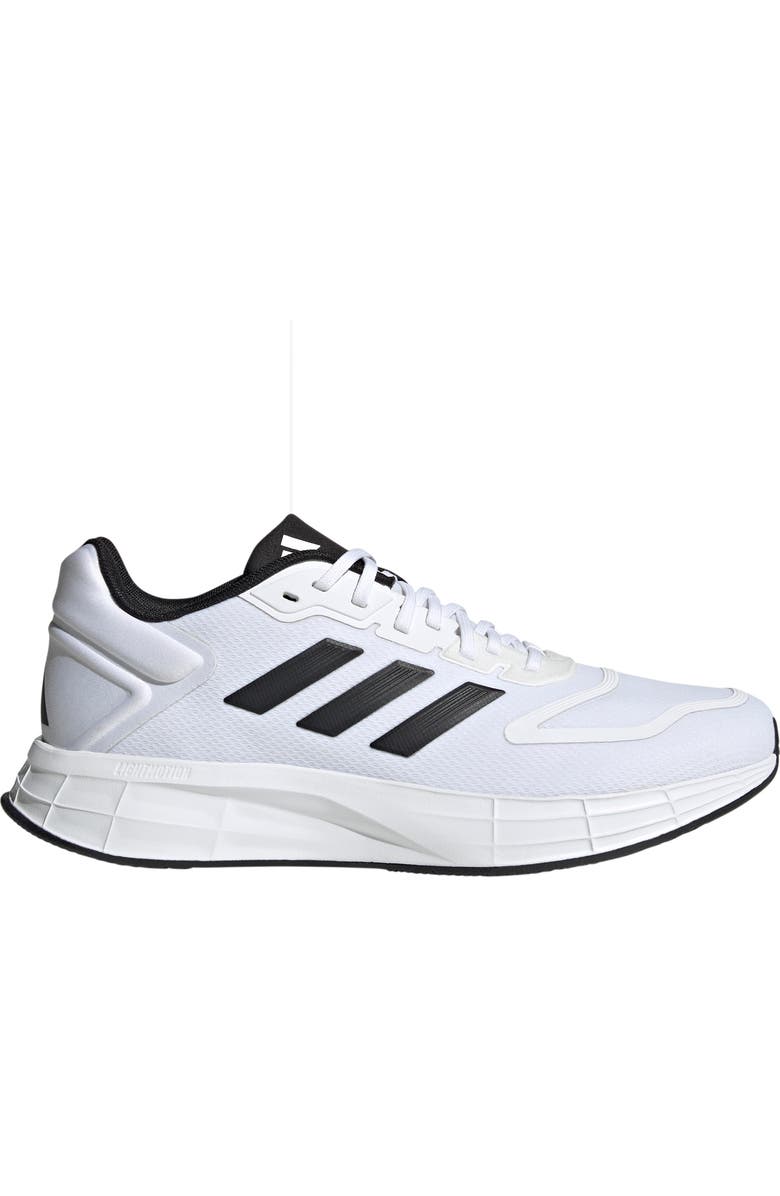 adidas Duramo 10 Sneaker, Alternate, color, White/ Black/ White