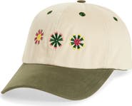 Drake's Embroidered Kantha Suns Adjustable Baseball Cap