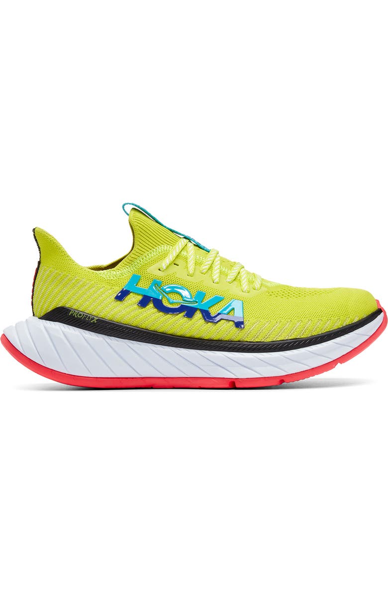 HOKA Carbon X 3 Running Shoe, Alternate, color, Evening Primrose Scuba Blue
