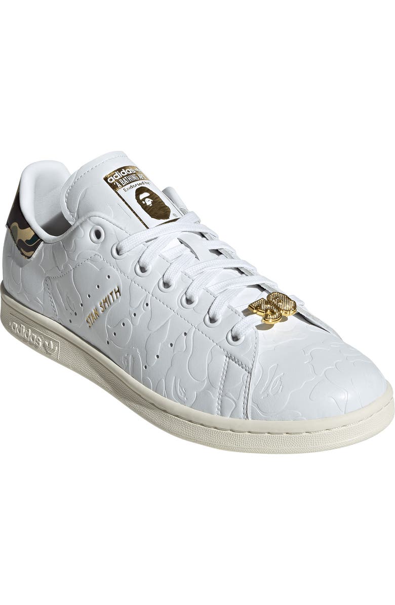 adidas x BAPE Stan Smith Sneaker, Main, color, White