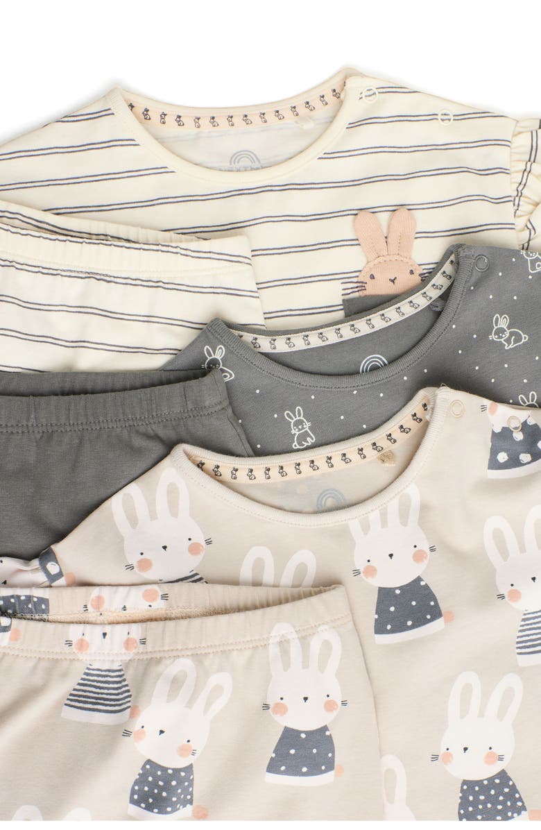 NEXT Assorted 6-Pack Long Sleeve Tops & Leggings Set, Alternate, color, Multi