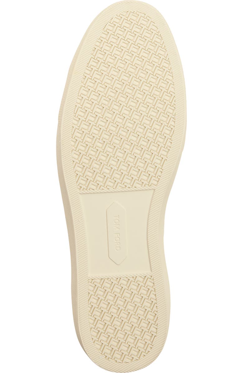 TOM FORD Cambridge Low Top Sneaker, Alternate, color, Optical White/ Cream