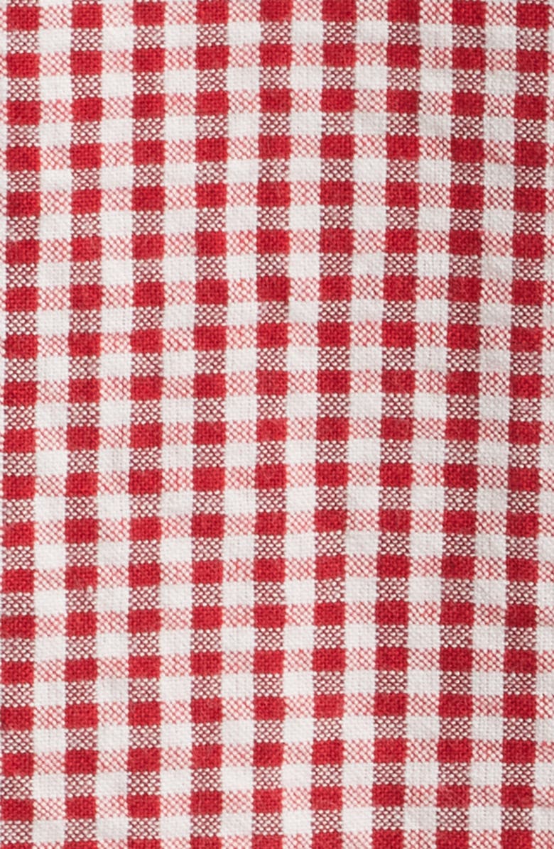 Seasalt Cornwall Carnon Downs Gingham Organic Cotton Chore Jacket, Alternate, color, Gingham Scarlet