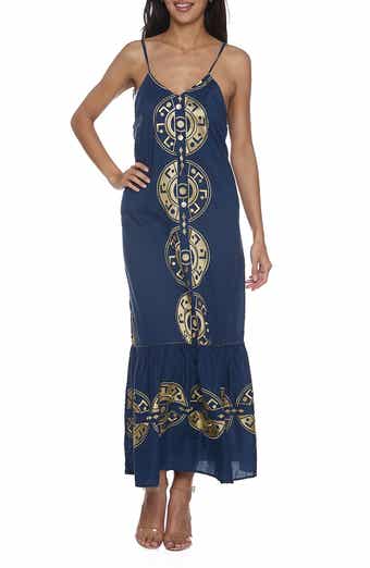 RANEES Cotton Maxi Sundress