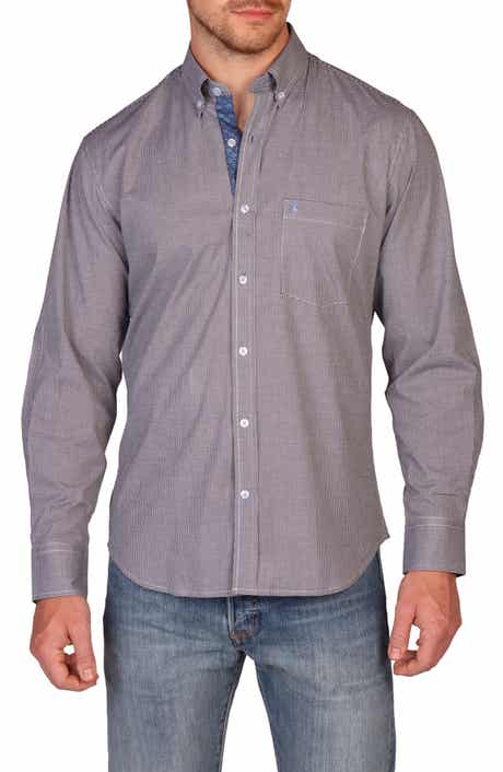 TailorByrd Classic Fit Stretch Cotton Button-Down Shirt
