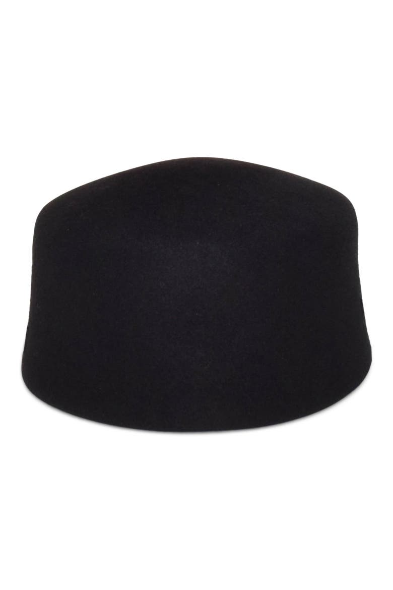 Lauren Wool Felt Hat, Main, color, BLACK
