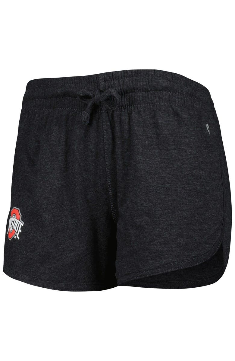 COLOSSEUM Women's Colosseum Heather Black Ohio State Buckeyes Simone Core Shorts, Alternate, color, 