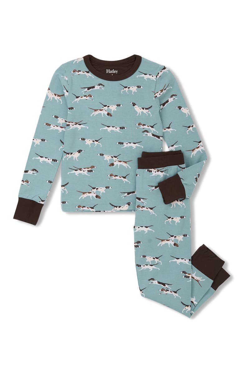 Kids' On the Hunt Fitted Two-Piece Pajamas, Main, color, ARONA